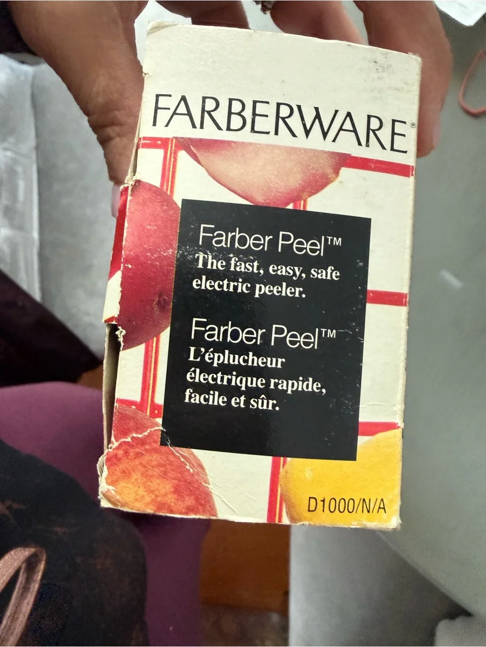 Vintage Farberware Farber Peel Electric Peeler - New in box!